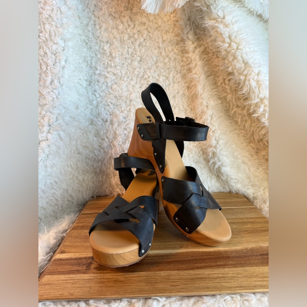 KORKS Bagley Platform Heeled Sandal Size 11 - Picture 3 of 10